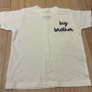 White 'Big Brother' T-Shirt - 3T